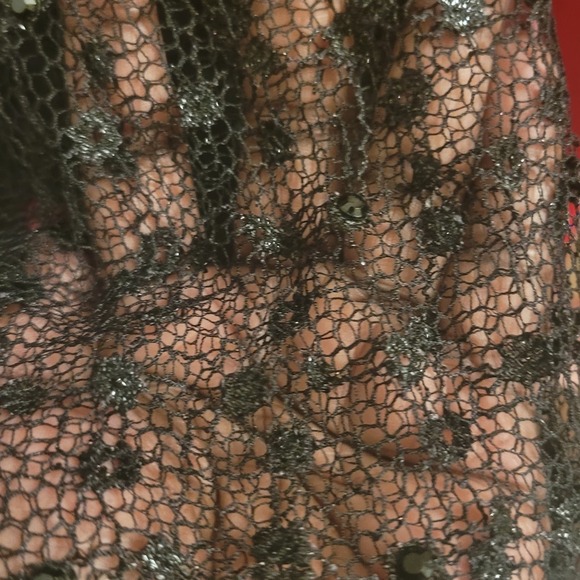 Carmen Marc Valvo Silk-Trimmed Mini Dress Size XS - Picture 8 of 10